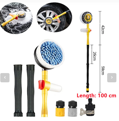 Kit Cepillo Giratorio Para Lavado Carro WashMop